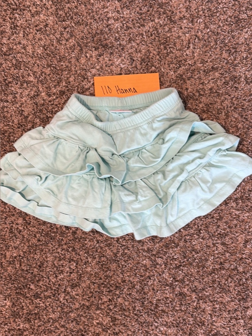 Light Blue Ruffle Tiered Skort 110/5